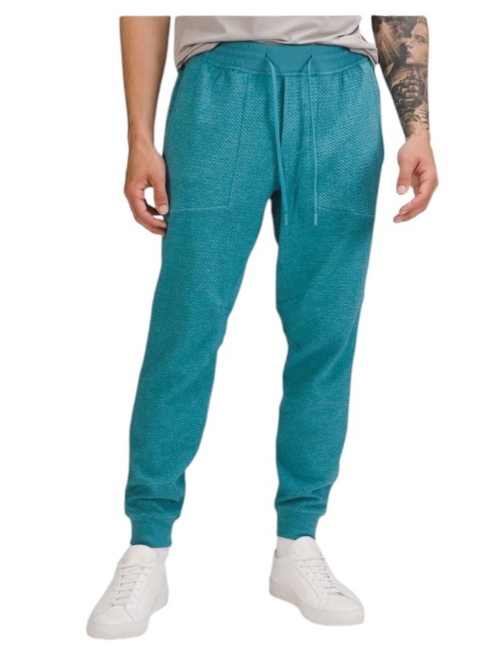 Lululemon At Ease Jogger Heathered Crest Black Size M